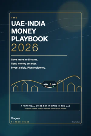The UAE–India Money Playbook 2026: ebook cover