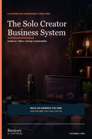 The Solo Creator Business System: ebook cover