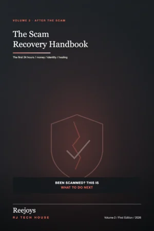 The Scam Recovery Handbook: ebook cover