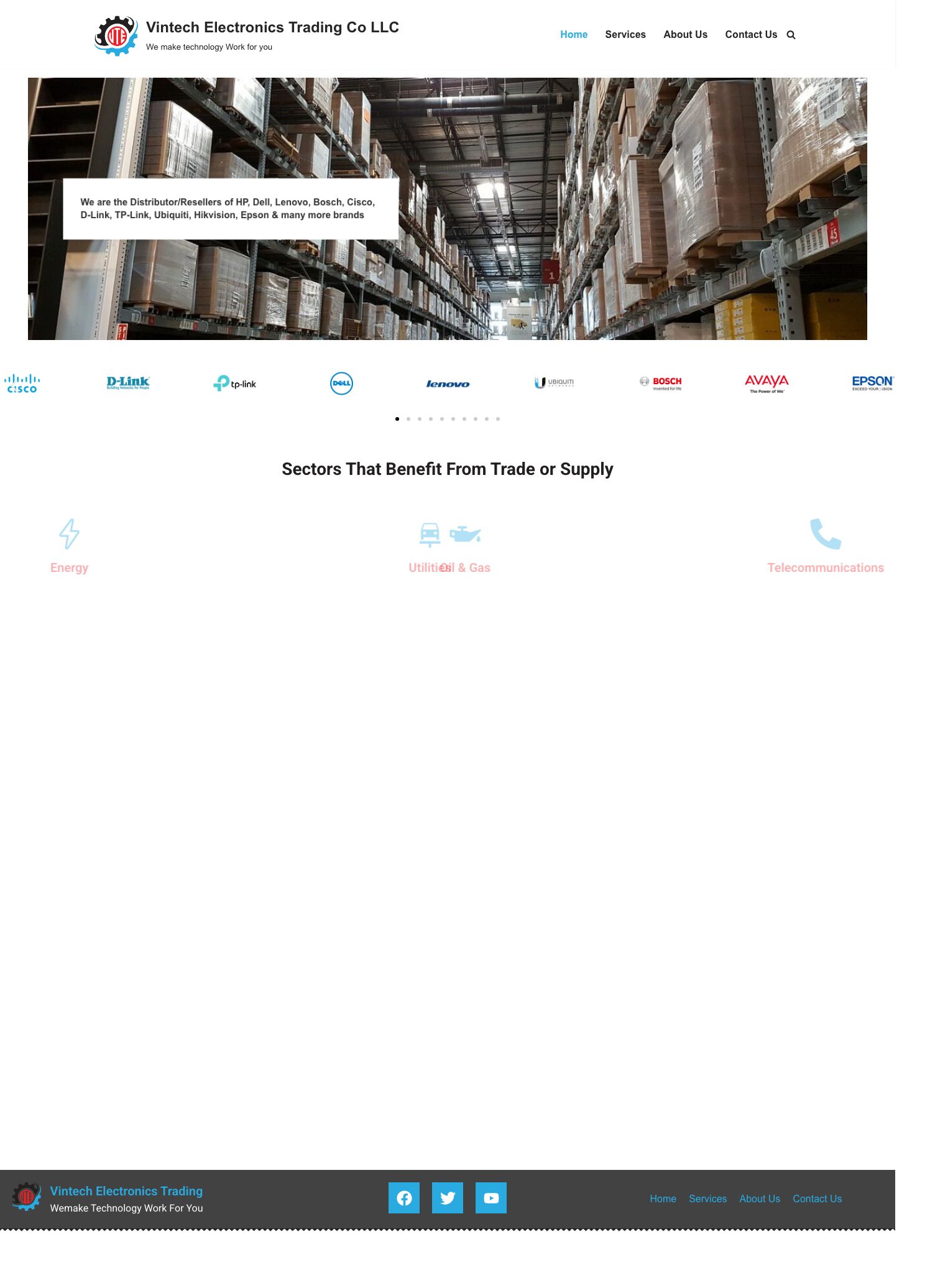 Vintech Electronics Trading Co LLC website